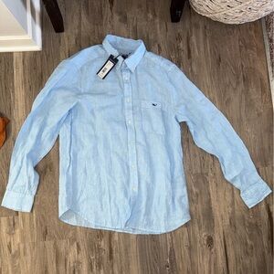 Vineyard Vines Light Blue Casual Button Down Shirt